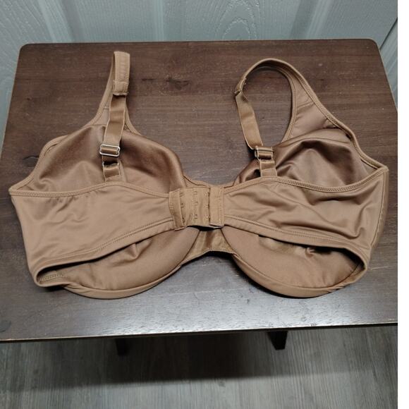 Bali Women's Size 38DDD Toffee Brown Full Figure Minimizer Underwire Bra 3385 - Picture 3 of 6